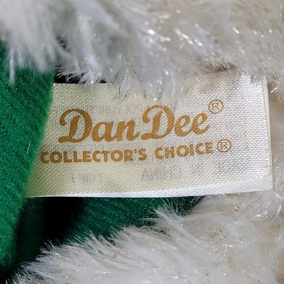 Dan Dee ELF Slippers Fuzzy Gold Silver 2018 Christmas Sequin Men Women L/XL 9-11 - Picture 9 of 14